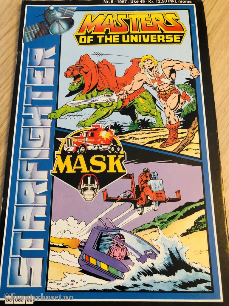 Starfighter 1987/06. Masters Of The Universe (Motu) & Mask. Tegneserieblad