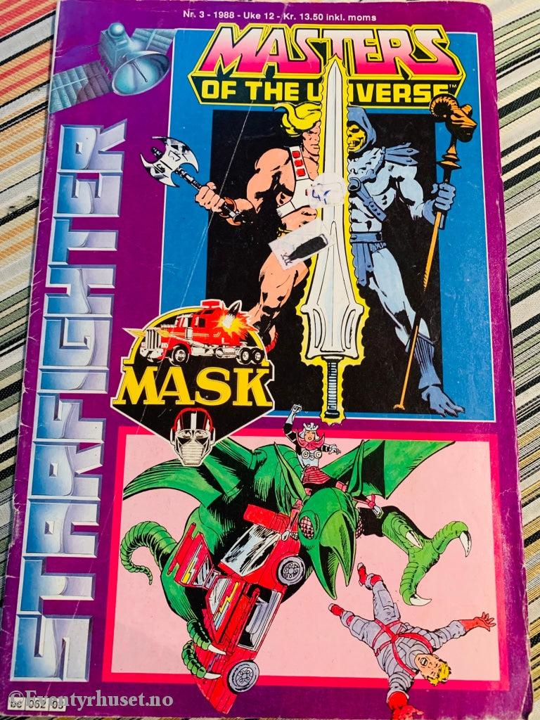 Starfighter 1988/03. Masters Of The Universe (Motu) & Mask. Tegneserieblad