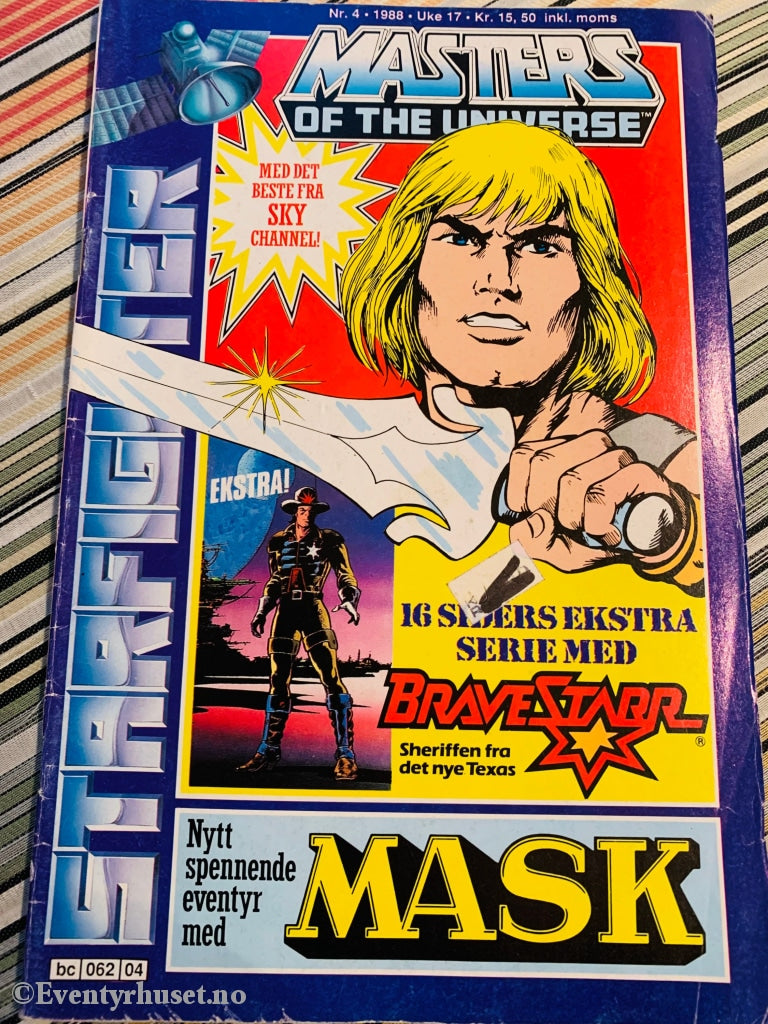 Starfighter 1988/04. Masters Of The Universe (Motu) & Mask. Tegneserieblad