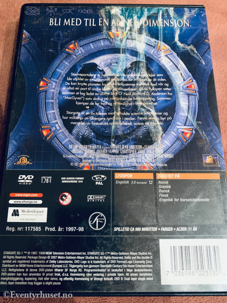 Stargate SG-1: Season 1, 1997. DVD samleboks.