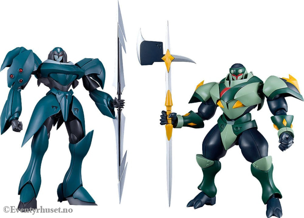 Starknight Tekkaman Blade Moderoid Plastic Model Kits 2-Pack Tekkaman Dagger & Tekkaman Axe Manga & Anime