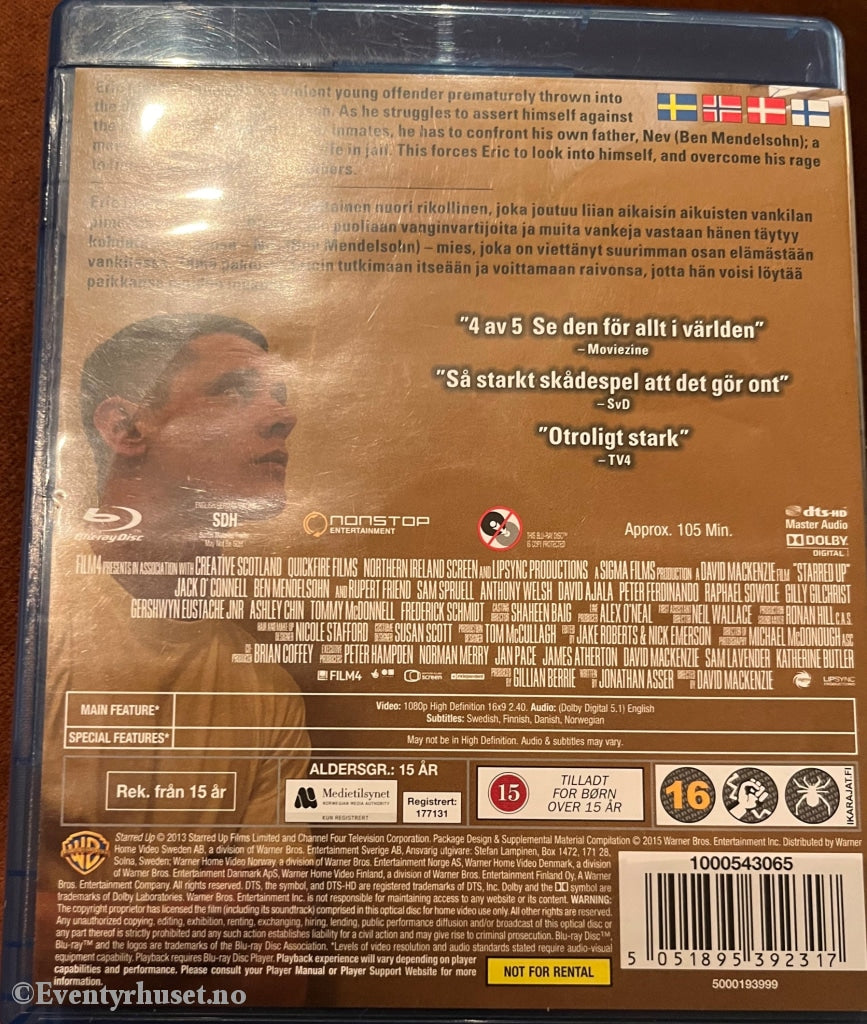 Starred Up. Blu-Ray. Blu-Ray Disc
