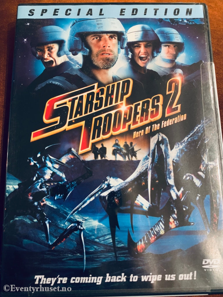 Starship Troopers 2. 2003. Dvd. Forseglet! Dvd