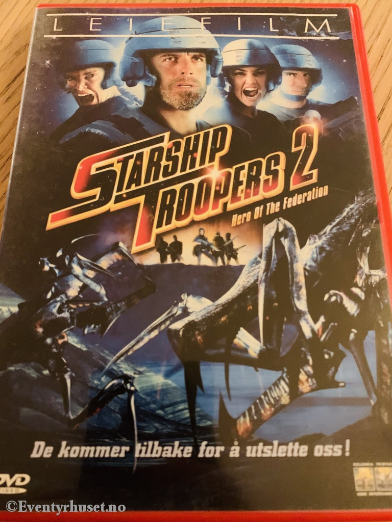 Starship Troopers 2. 2003. Dvd Leiefilm.