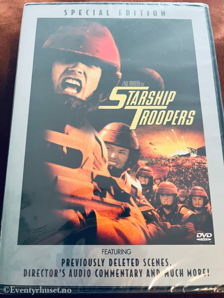 Starship Troopers - Special Edition. 1997. Dvd. Ny I Plast! Dvd