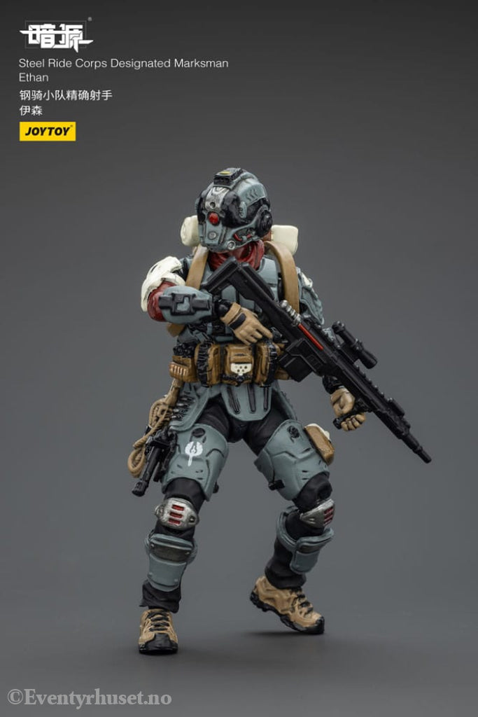 Steel Ride Corps Dark Source Action Figur Designated Marksman Ethan 7 cm Toys