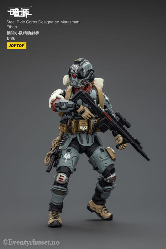 Steel Ride Corps Dark Source Action Figur Designated Marksman Ethan 7 cm Toys