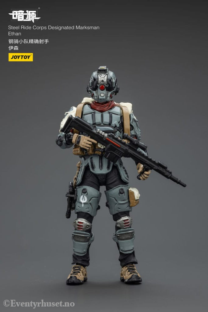 Steel Ride Corps Dark Source Action Figur Designated Marksman Ethan 7 cm Toys