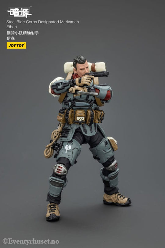 Steel Ride Corps Dark Source Action Figur Designated Marksman Ethan 7 cm Toys