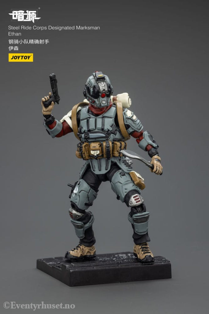 Steel Ride Corps Dark Source Action Figur Designated Marksman Ethan 7 cm Toys