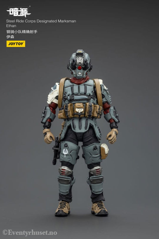 Steel Ride Corps Dark Source Action Figur Designated Marksman Ethan 7 cm Toys