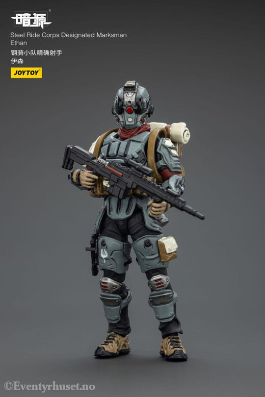 Steel Ride Corps Dark Source Action Figur Designated Marksman Ethan 7 cm Toys
