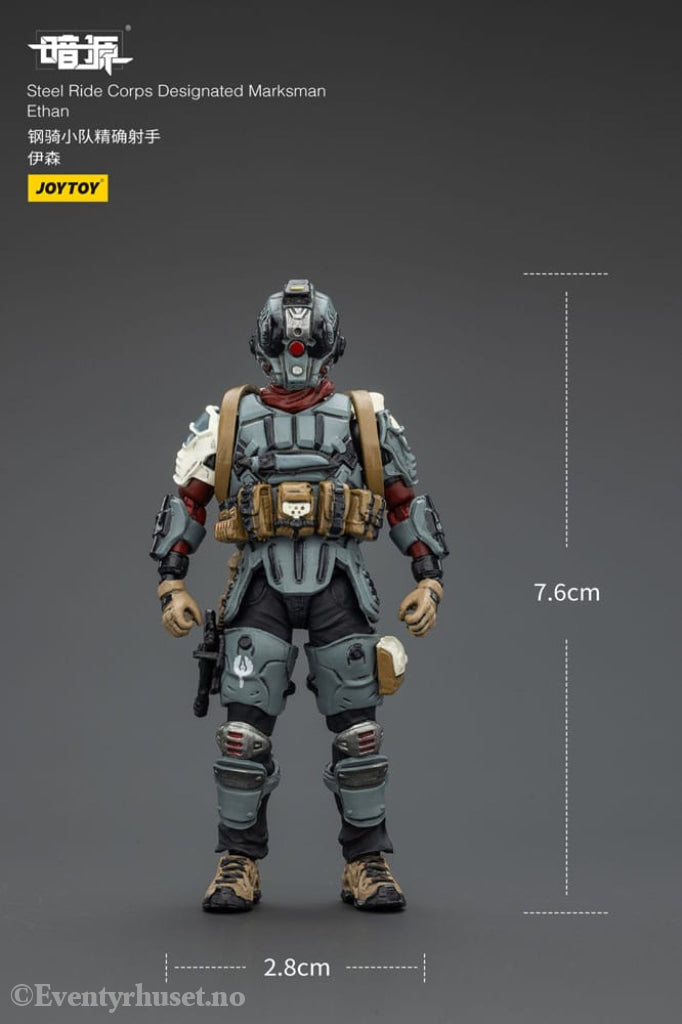 Steel Ride Corps Dark Source Action Figur Designated Marksman Ethan 7 cm Toys