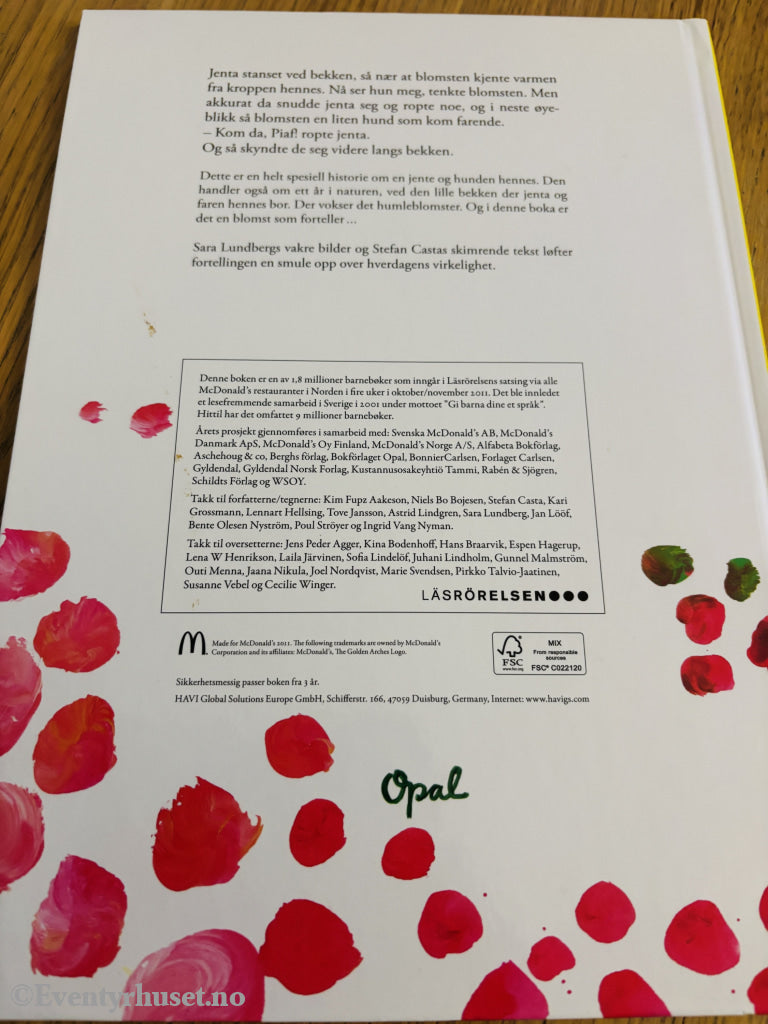 Stefan Casta & Sara Lundberg. En blomsts liv. Bok.