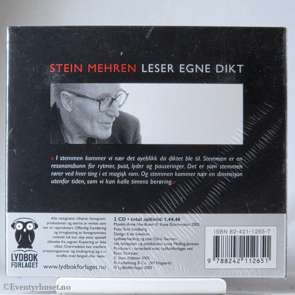 Stein Mehren (2004). Dette mørke lys. Lydbok på CD. Ny i plast! Dorling Kindersley / Egmont Film