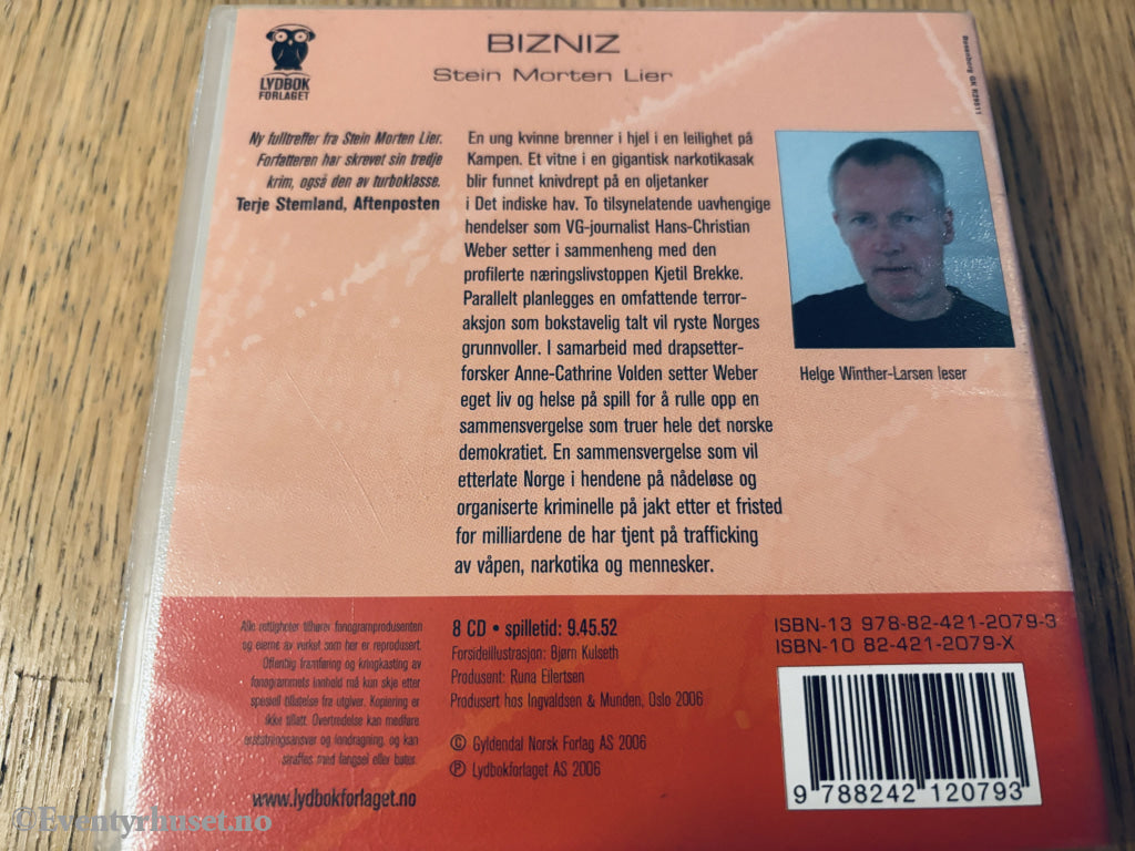 Stein Morten Lier – Bizniz. Lydbok på CD.