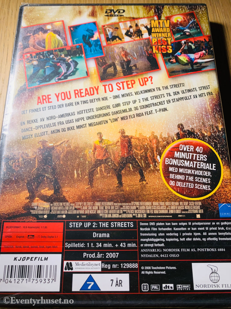 Step Up 2 The Streets. 2007. Dvd. Dvd