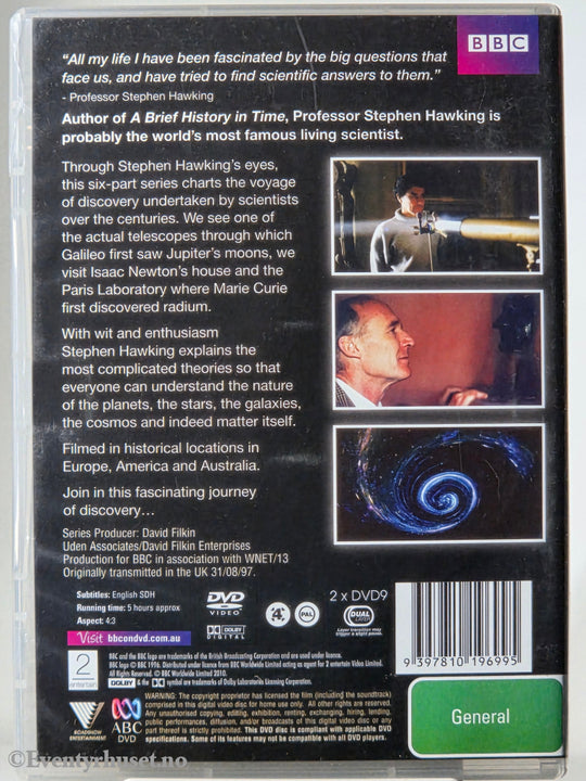 Stephen Hawking’s Universe (1997). DVD.