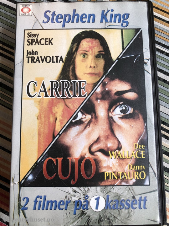 Stephen King. Carrie / Cujo. Vhs. Vhs