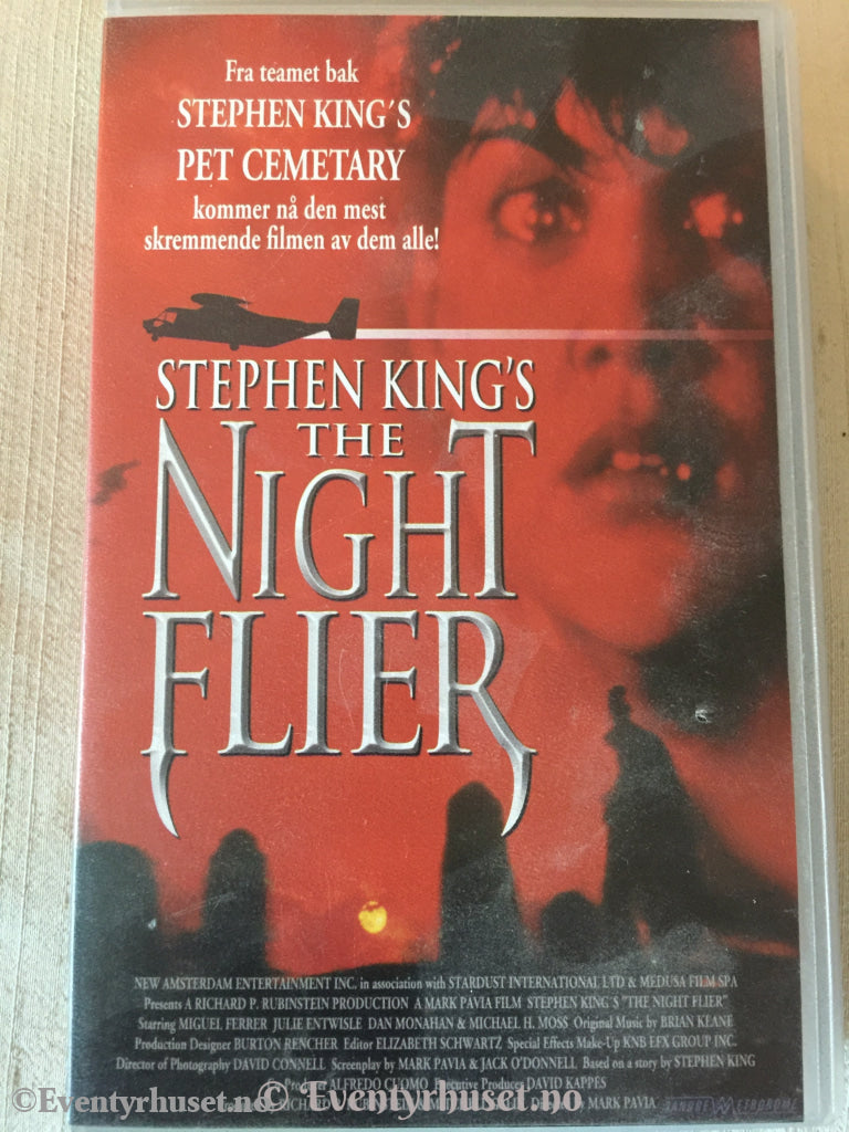 Stephen King´s Night Flier. 1997. Vhs. Vhs