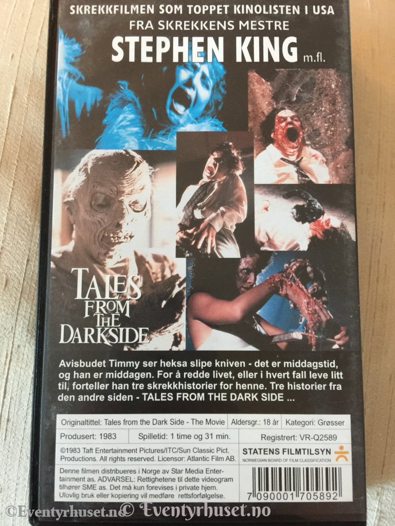 Stephen King´s Tales From The Darkside. 1983. Vhs. Vhs