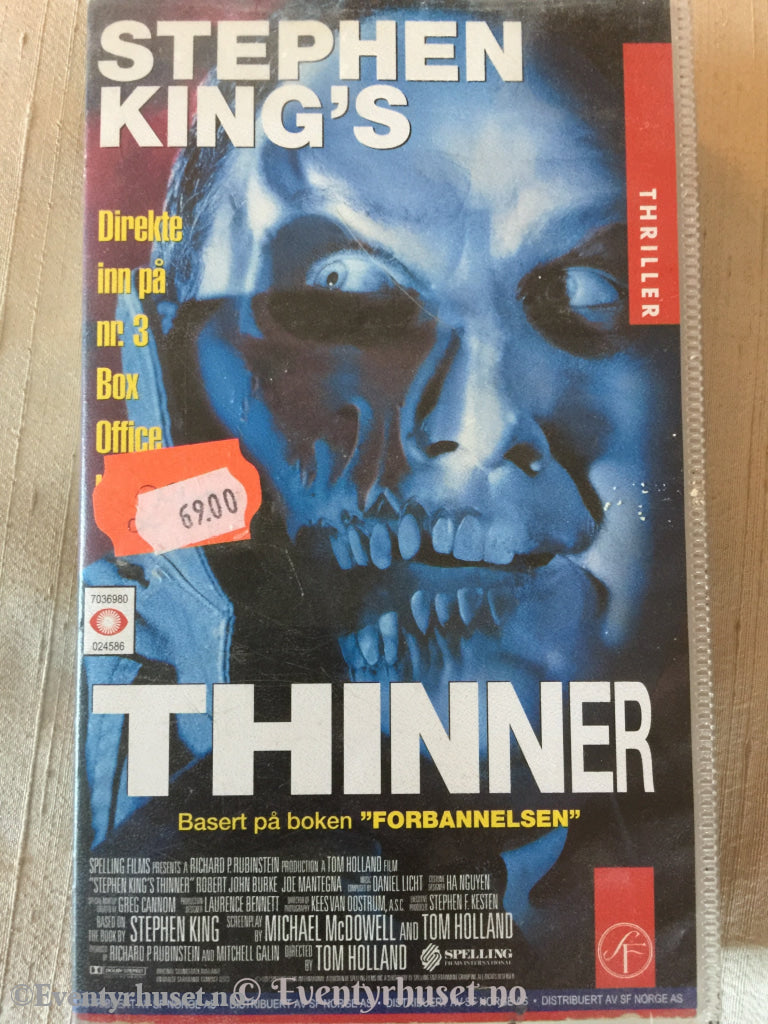 Stephen King´s Thinner. 1995/96. Vhs. Vhs