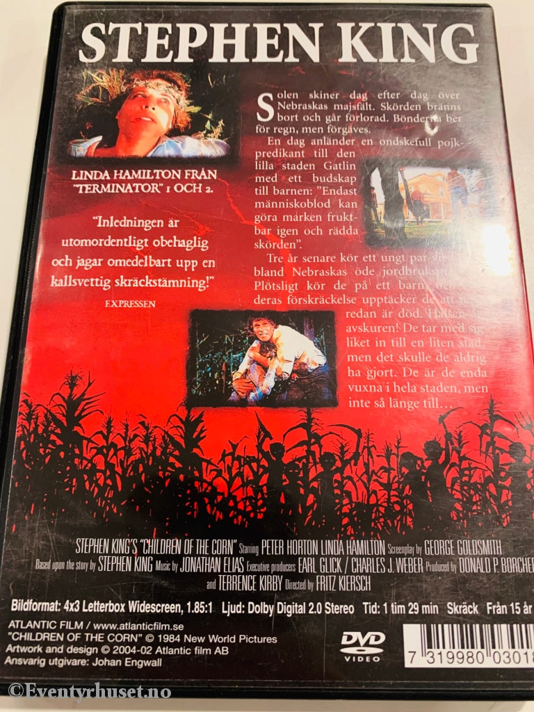 Stephen Kings Children Of The Corn. 1984. Dvd. Dvd