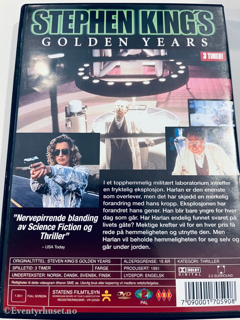 Stephen Kings Golden Years. Dvd. Dvd