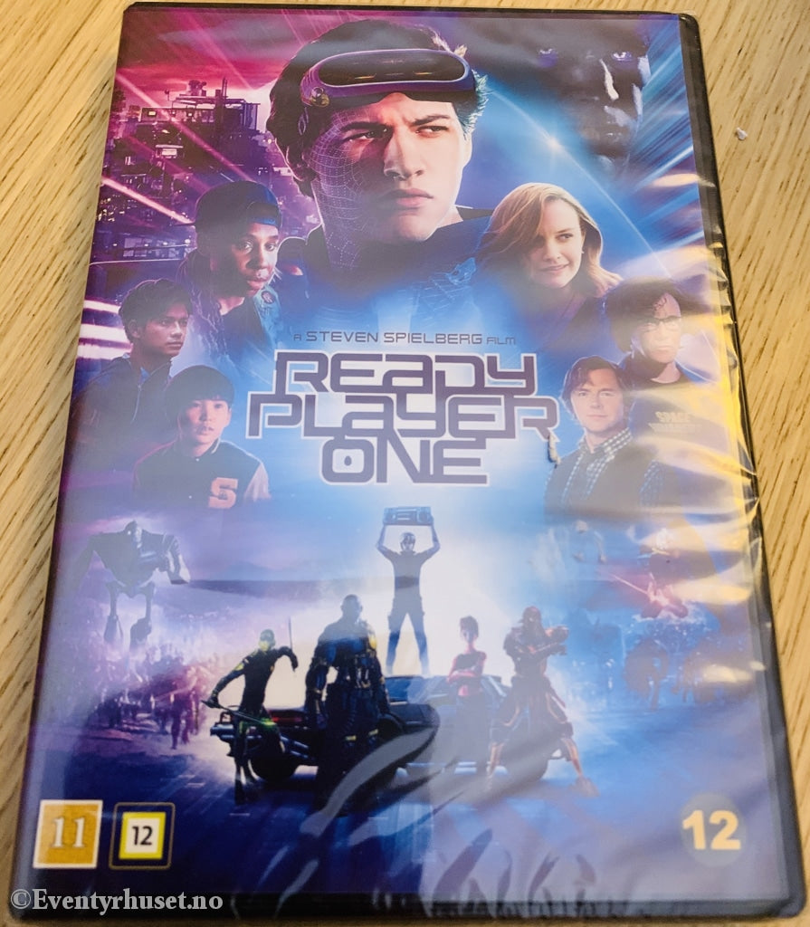 Stephen Spielbergs Ready Player One. Dvd Ny I Plast!