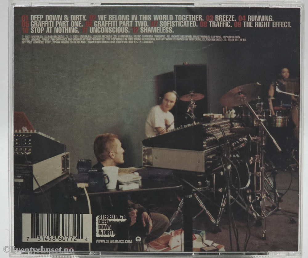 Stereo MC's. 2001. Deep Down & Dirty. CD.