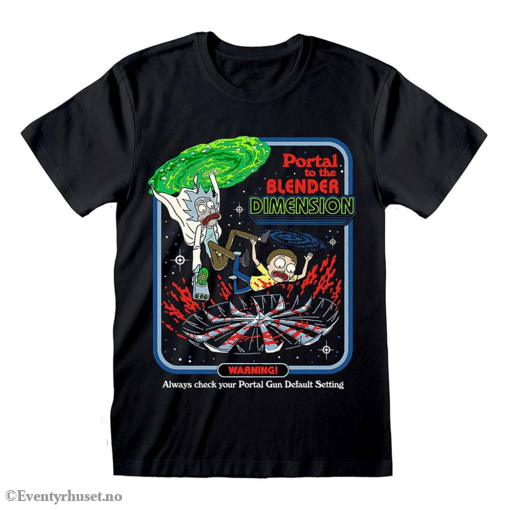 Steven Rhodes T-Shirt Rick and Morty Portal Collab Size S Fashion & Accessories