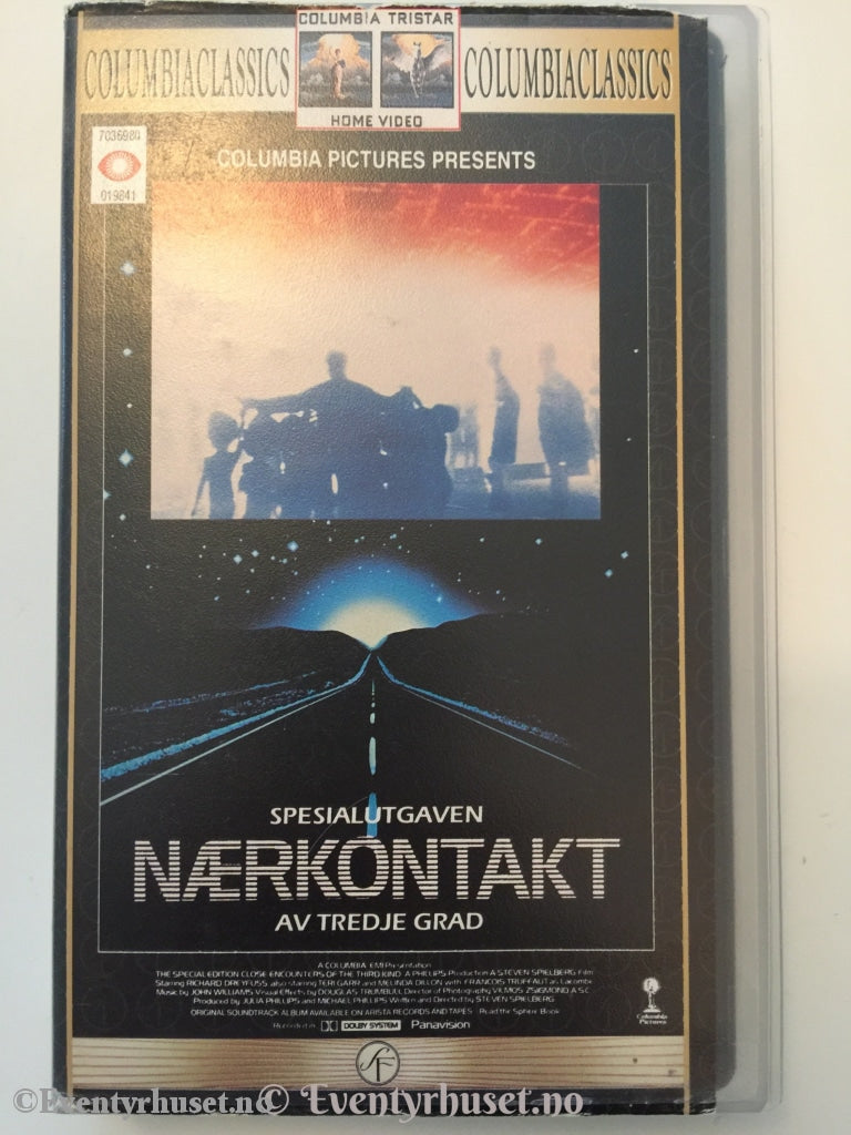 Steven Spielberg. 1980. Nærkontakt Av Tredje Grad. Vhs. Vhs