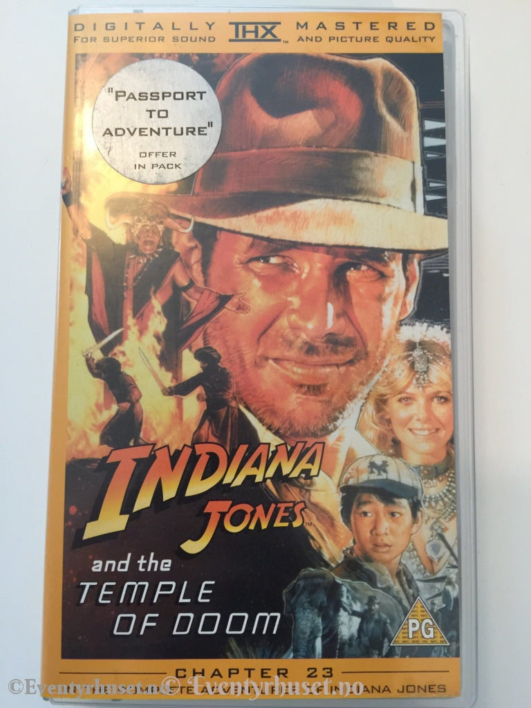 Steven Spielberg. 1984/99. Indiana Jones And The Temple Of Doom. Vhs. Vhs