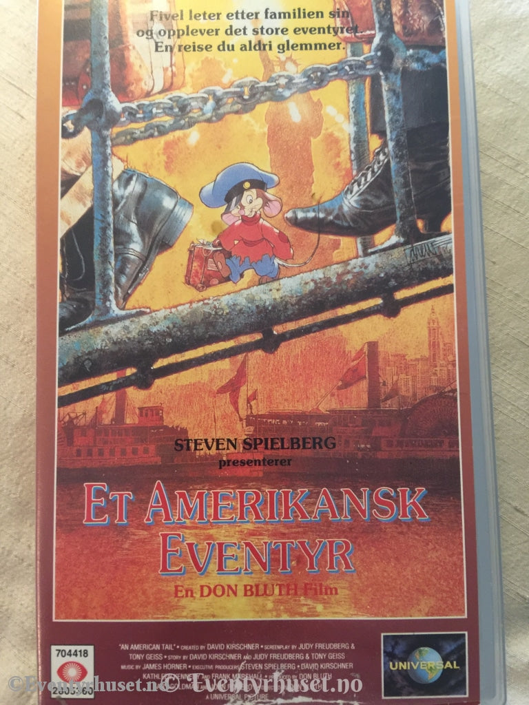 Steven Spielberg Presenterer: Et Amerikansk Eventyr. 1986. Vhs