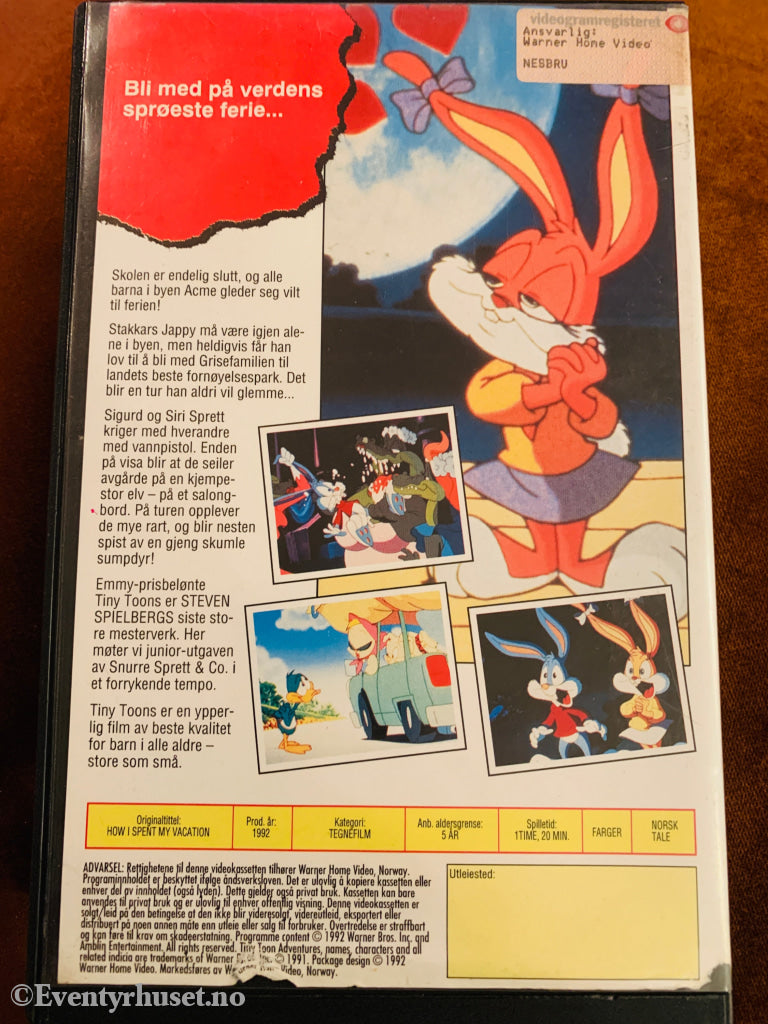 Min Elleville Ferie (Tiny Toon). VHS Big Box.