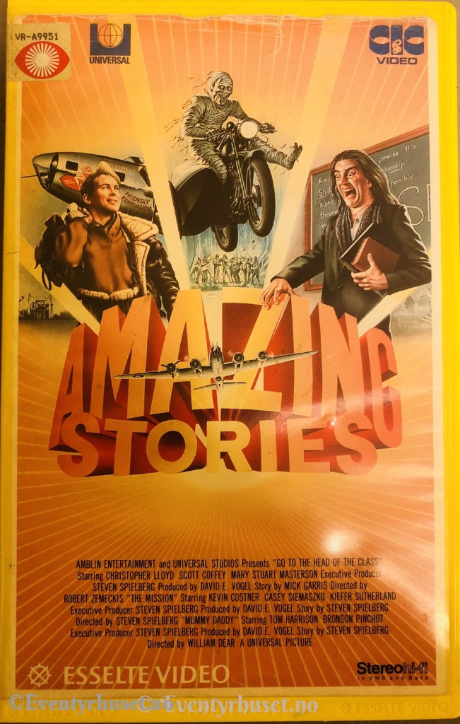 Steven Spielbergs Amazing Stories. 1985. Vhs Big Box.