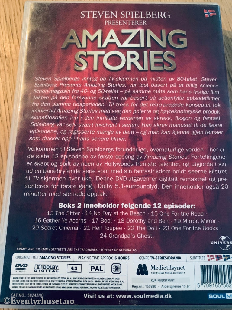 Steven Spielberg´s Amazing Stories. Dvd Samleboks Ii.