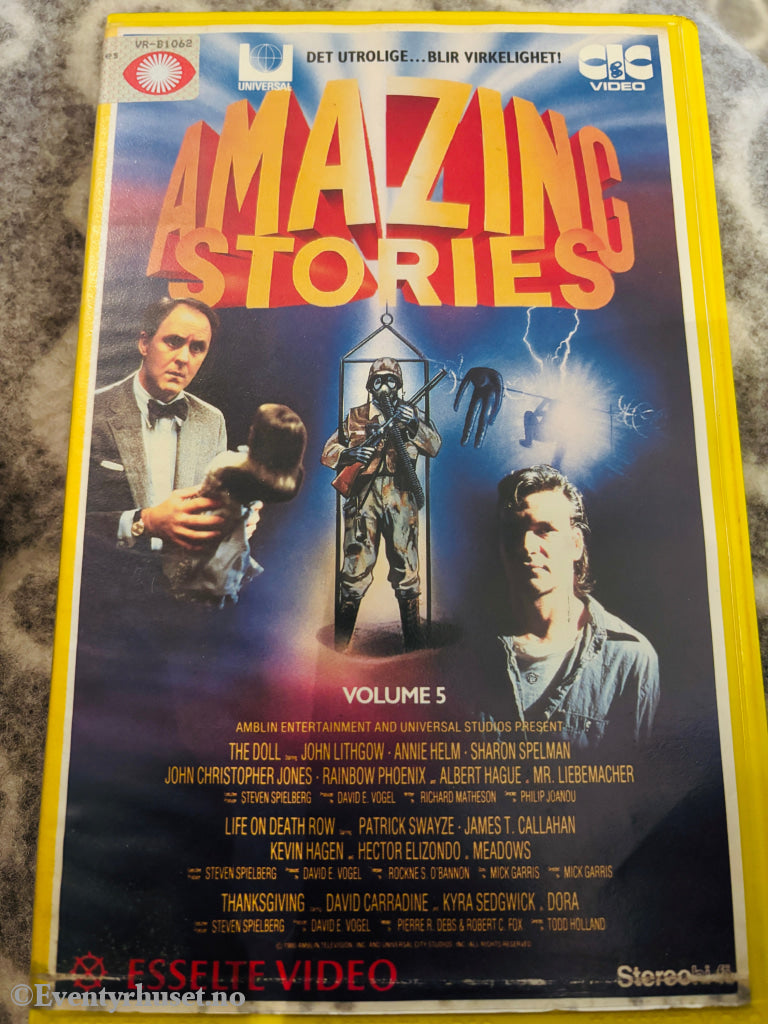 Steven Spielberg’s Amazing Stories V. 1987. VHS Big Box. VHS Big Box