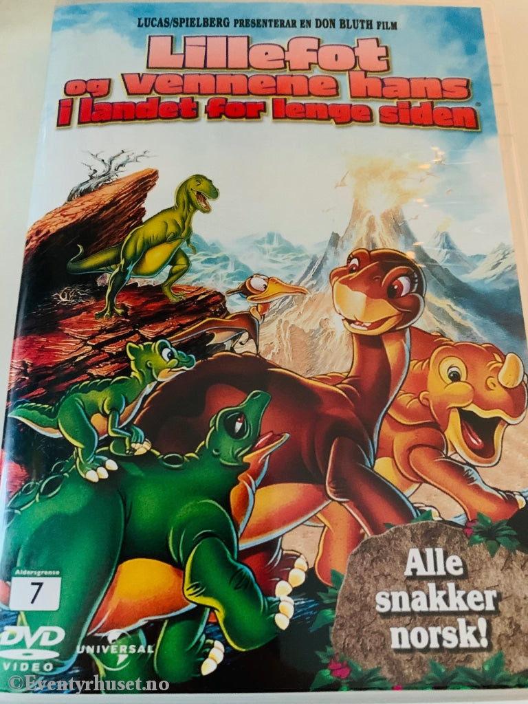 Steven Spielbergs Lillefot Og Vennene Hans. I Landet For Lenge Siden. 1988. Dvd. Dvd