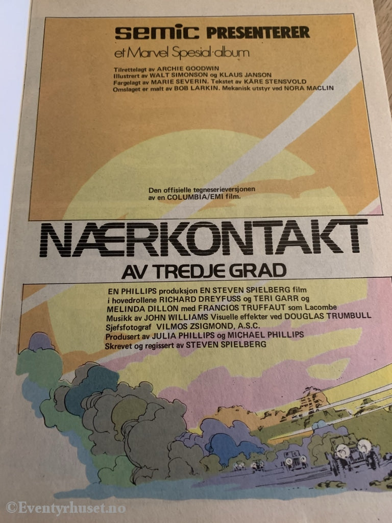 Steven Spielbergs Nærkontakt Av Tredje Grad (Close Encounters Of The Third Kind). Vi Er Ikke