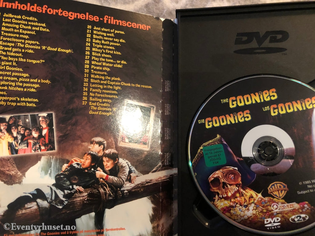 Steven Spielbergs The Goonies. 1985. Dvd Snap Case.