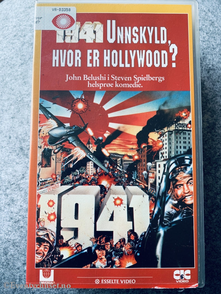 Steven Spielbergs Unnskyld Hvor Er Hollywood 1979. Vhs. Vhs