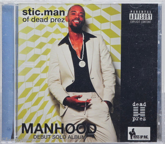 stic.man of dead prez. 2007. Manhood. CD.