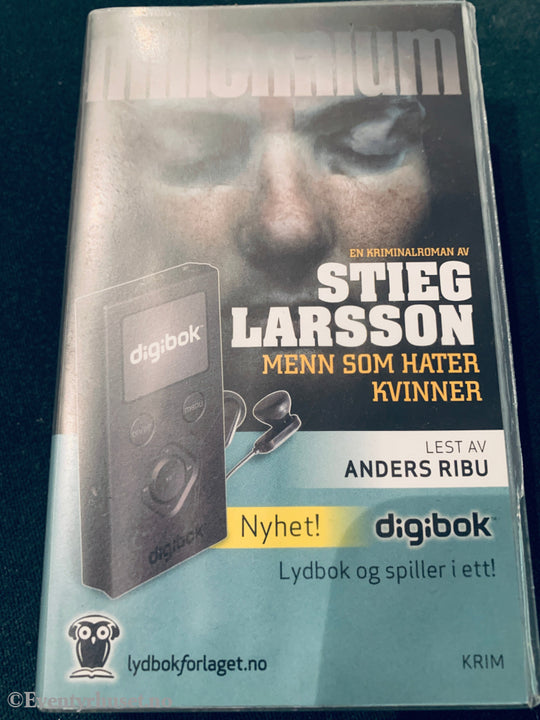 Stieg Larsson. Menn Som Hater Kvinner. Lydbok (Digikort) Og Spiller I Ett!