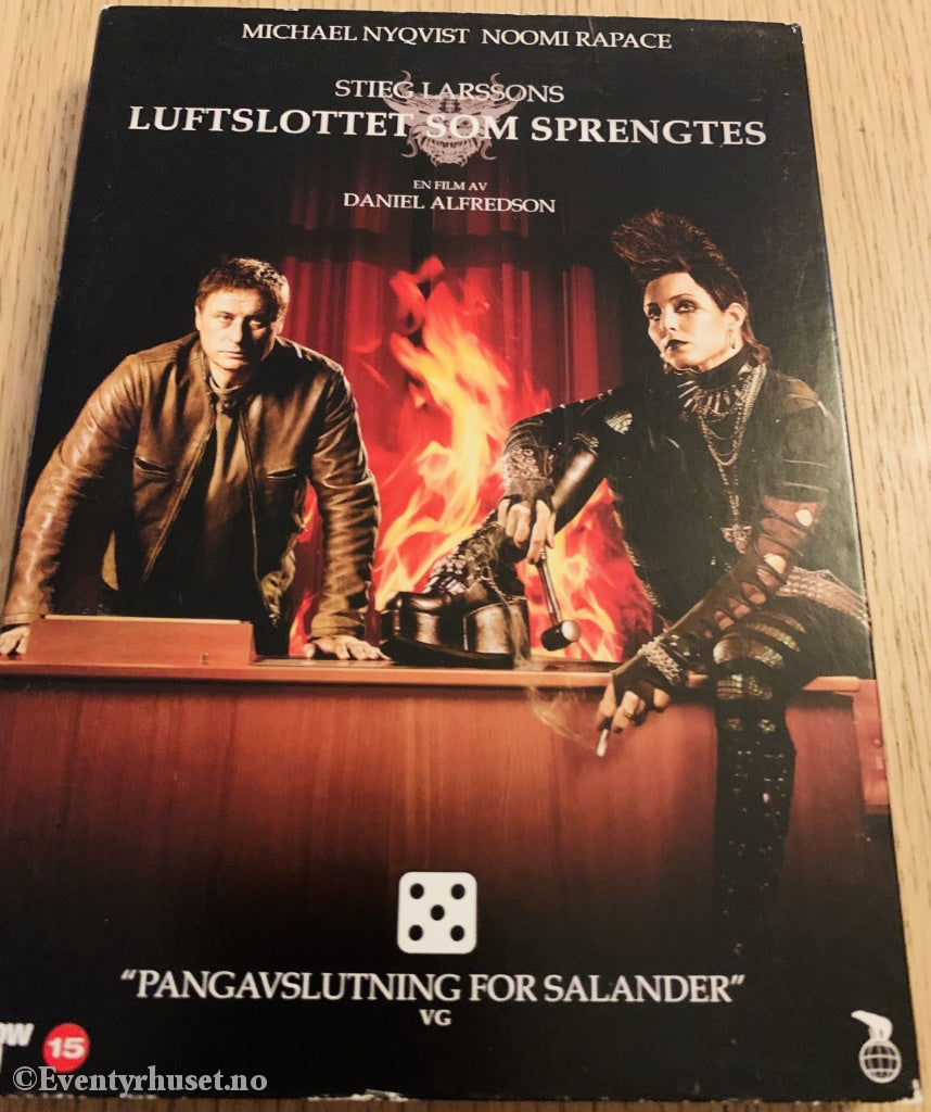 Stieg Larssons Luftslottet Som Sprengtes. 2009. Dvd Slipcase.