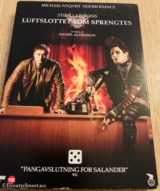 Stieg Larssons Luftslottet Som Sprengtes. 2009. Dvd Slipcase.