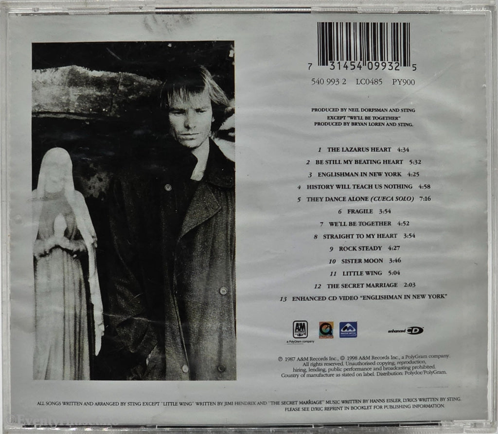 Sting. 1987. ...Nothing Like the Sun. Musikk-CD.