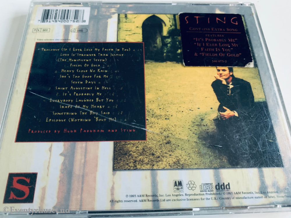 Sting 1993. Ten Summoner’s Tales. CD