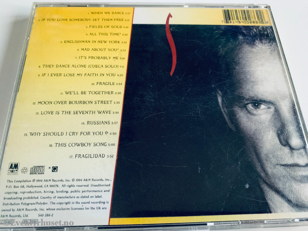 Sting / 1994 / Fields of Gold: The Best of Sting 1984-1994 / CD