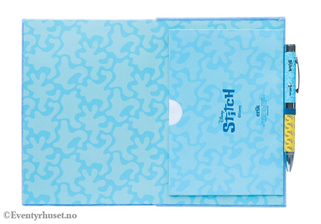 Stitch Premium Plush Notebook A5 with pen Tropical Home & Gifts